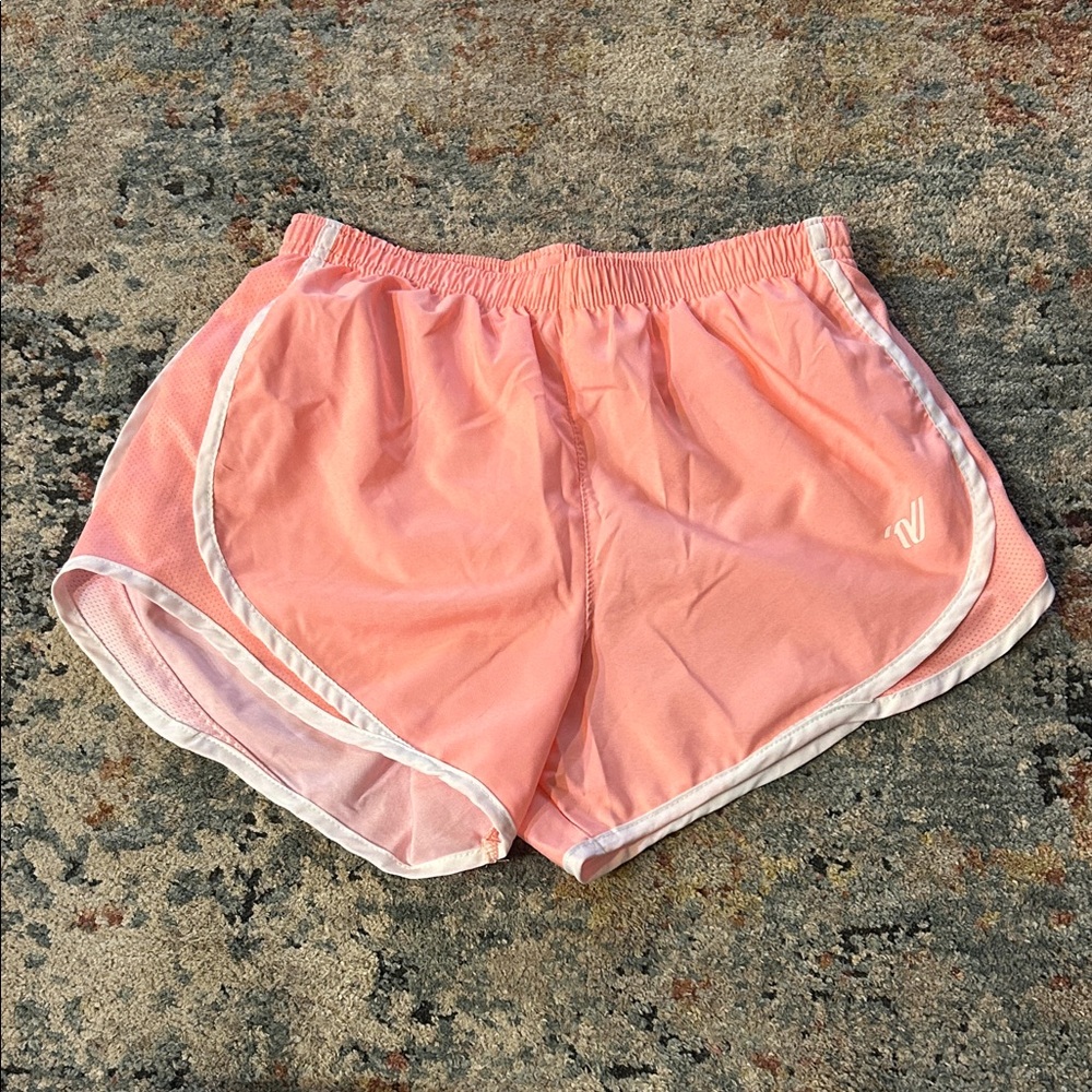 Varsity Coral Athletic Shorts